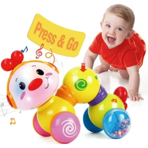 Press & Go Crawling Baby Toy with Music and Lights