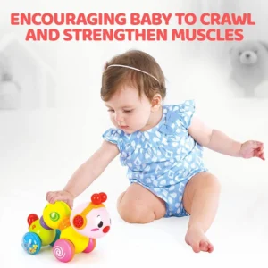 Press & Go Crawling Baby Toy with Music and Lights
