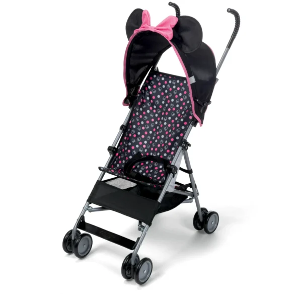 Comfort Height Minnie Character Umbrella Stroller with Storage Basket