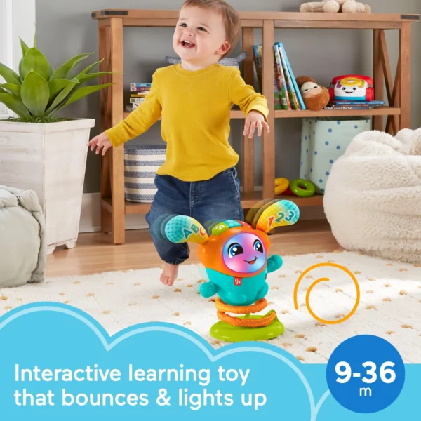 DJ Bouncin’ Beats Electronic Baby & Toddler Learning Toy with Music, Lights & Bouncing Action - Image 3