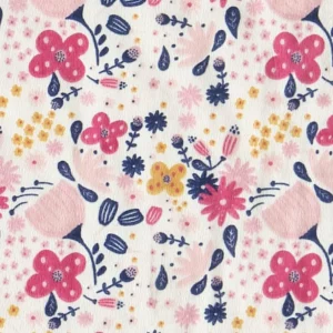 Minky Floral Baby Blanket 30