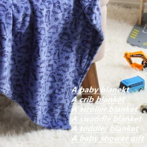 Lightweight Fuzzy Plush Baby Blanket 30