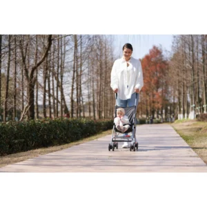 Baby Umbrella Stroller – Black Lightweight Stroller for Boys & Girls
