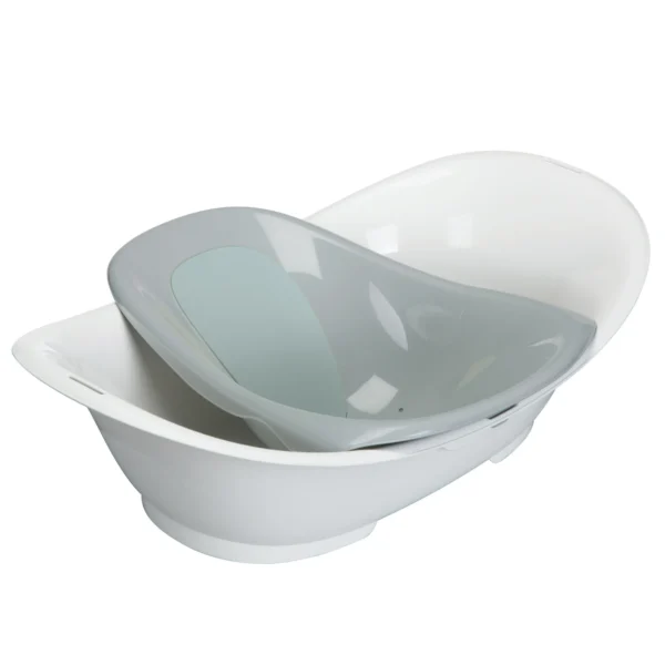3-in-1 Clean Fun Baby Bathtub – Harbor Mist for Newborns, Infants & Toddlers - Image 3