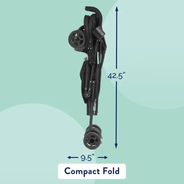 Cloud Umbrella Stroller – Lightweight 9.5 lb. Black Stroller for Toddlers - Image 5