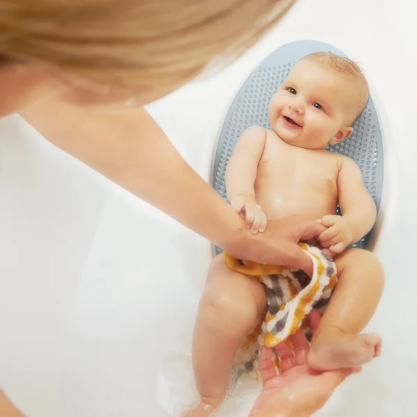 Baby Bathtub Support Seat – Ergonomic Gray Bath Support for Infants (0–6 Months) - Image 3